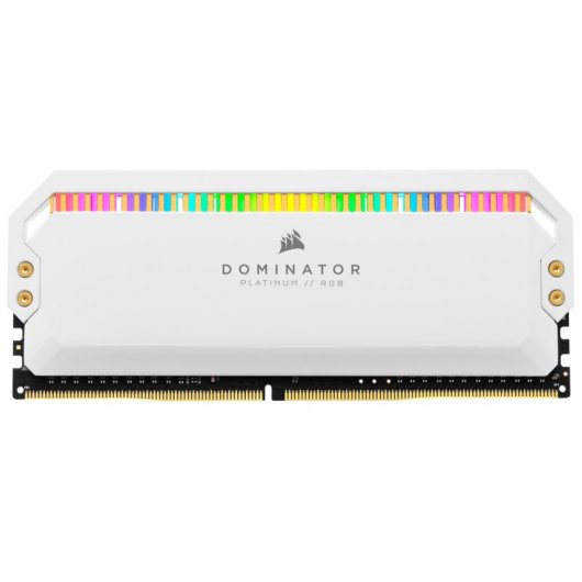 Corsair Dominator Platinum RGB DDR4 3200 PC4-25600 16 Go 2x8 Go CL16 Blanc