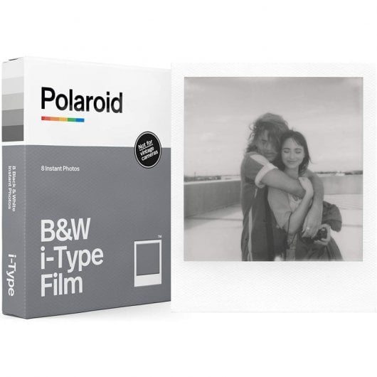 Pellicola istantanea Polaroid i-Type in bianco e nero per fotocamere Polaroid