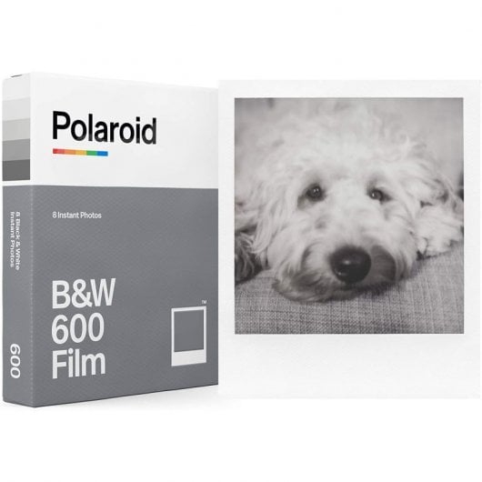Polaroid 600 Film B&W Película Instantânea para Câmaras Polaroid
