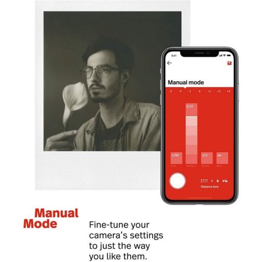 Polaroid OneStep+ Cámara Instantánea con Bluetooth Negra