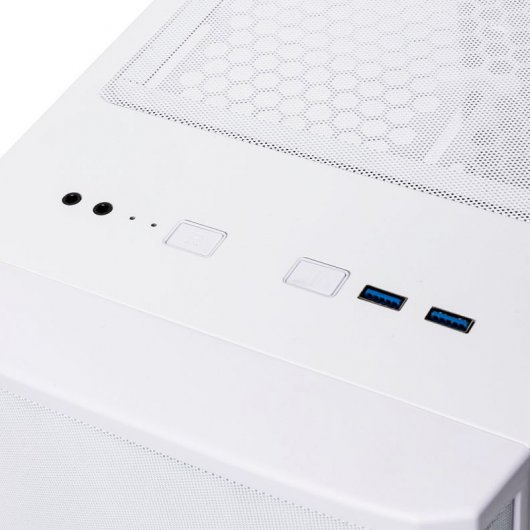 BitFenix Nova Mesh TG RGB Vidro Temperado USB 3.0 RGB Branca