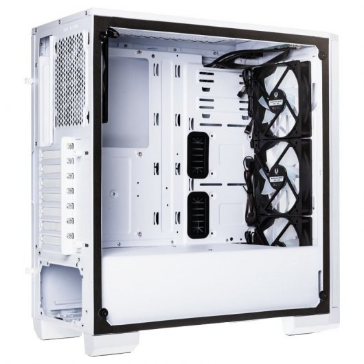 BitFenix Nova Mesh TG RGB Vidro Temperado USB 3.0 RGB Branca