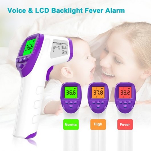 LY168T Termómetro Infrarrojo Alta Precisión sin Contacto