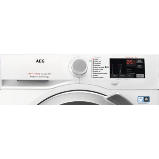 AEG L6FSI844 Lavadora de Carga Frontal 8Kg A+++ Blanco