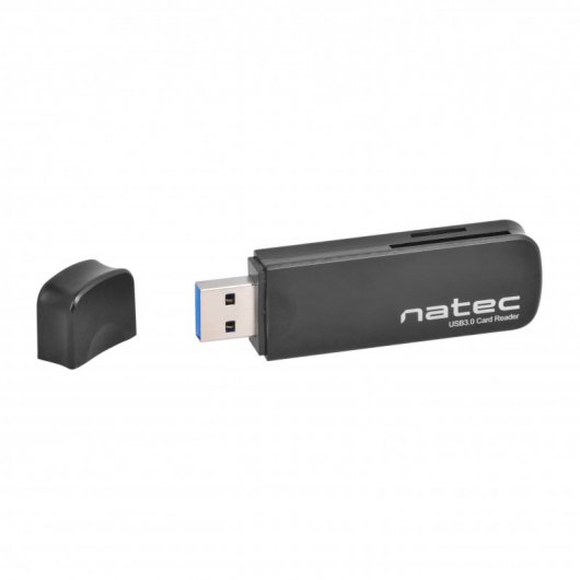 Natec Scarab Lector de Tarjetas USB 3.0 Negro