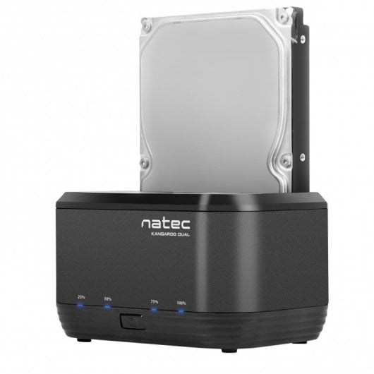 Natec Kangaroo Docking Station Dual USB 3.0 SATA Negra