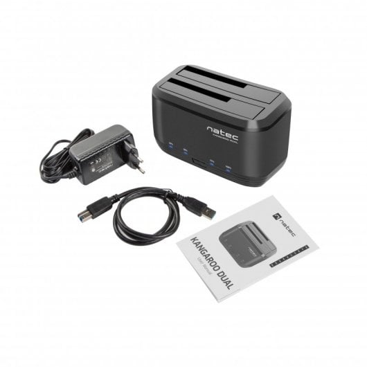 Natec Kangaroo Docking Station Dual USB 3.0 SATA Negra