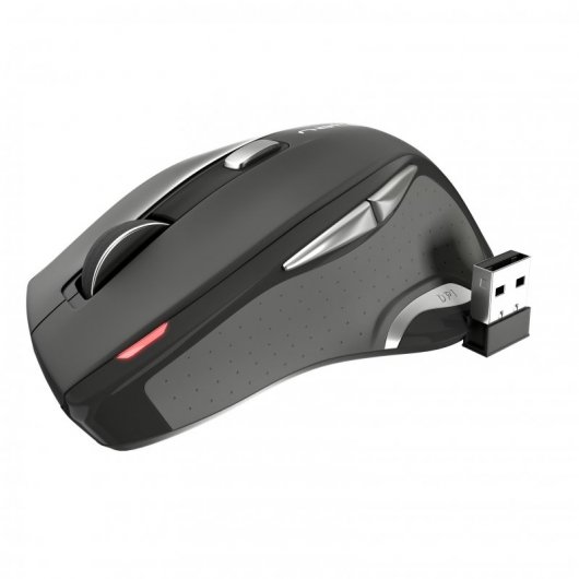 Natec Jaguar Rato Sem Fios Ótico 2400 DPI Preto/Cinzento