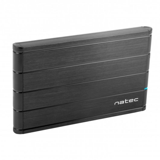 Natec Rhino Plus Carcasa Disco Duro SATA 2.5" USB 3.0 Aluminio