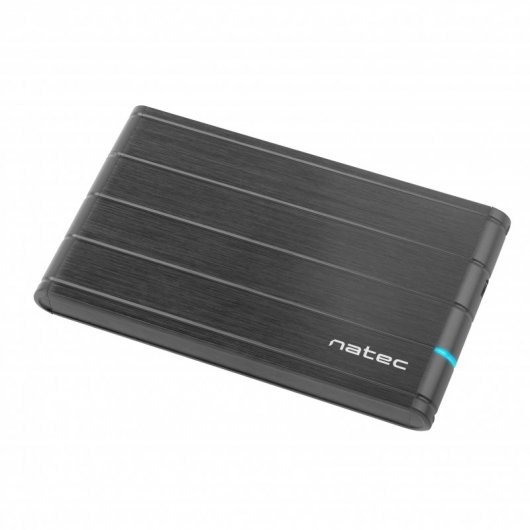 Natec Rhino Plus Carcasa Disco Duro SATA 2.5" USB 3.0 Aluminio