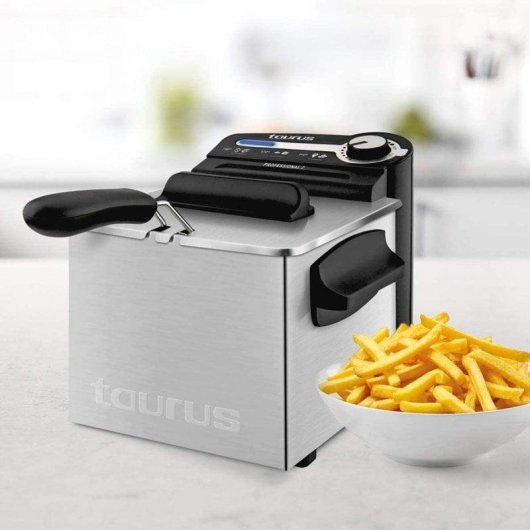 Oliefriteuse Taurus Professional 2 Plus 2 L 1700 W met Oliefiltersysteem