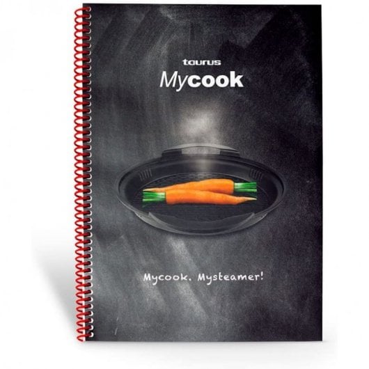 Taurus Mycook Pack Vaporera de Plástico + Recetario Vapor