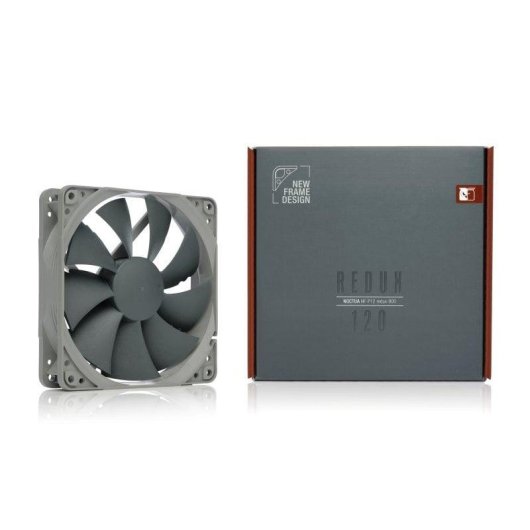 Noctua NF-P12 redux-900 Ventilador 120x120mm 900 RPM Ultra Silencioso Gris