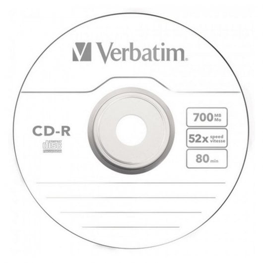 Verbatim CD-R 52x 700MB Bobina 50 Unidades