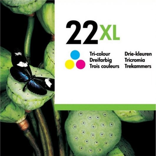 HP 22XL Tinteiro Alta Capacidade Tricolor