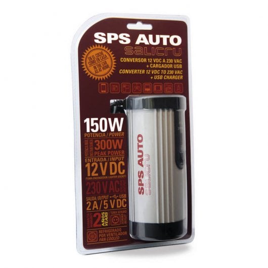 Salicru SPS Inversor de Corriente Auto 150W