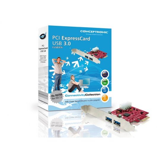 Conceptronic Tarjeta PCI Express 2 Puertos USB3.0