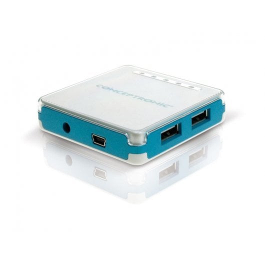 Conceptronic Stylish Hub 4 Portas USB 2.0 Azul