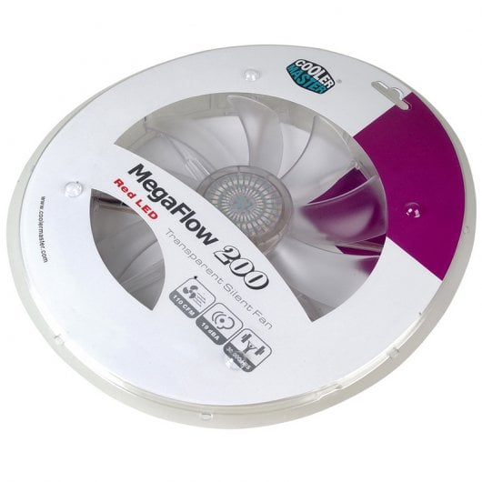 Cooler Master CM MegaFlow 200 Red LED Silent Fan
