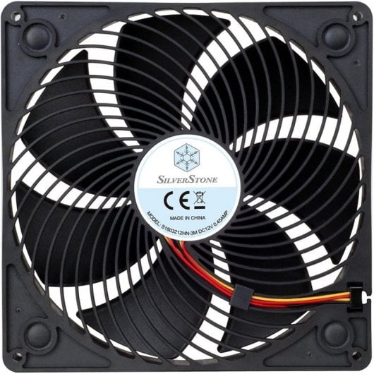 Penetratore d'aria Silverstone AP181 180x180mm Nero