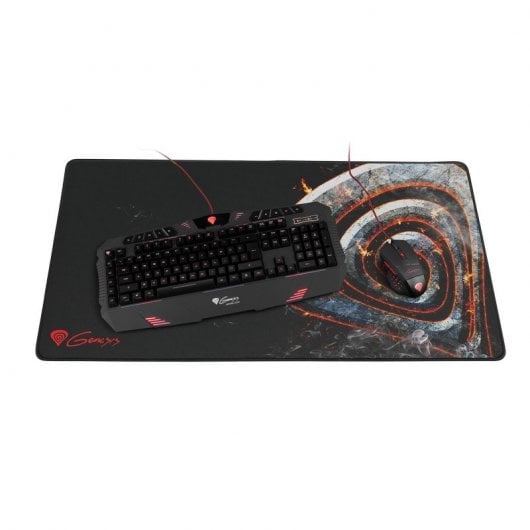 Tapis de souris de jeu Genesis Carbon 500 Maxi Lava