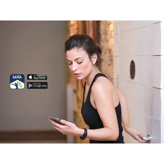 Balance Impédancemètre Laica PS7002 Jusqu'à 180 kg IMC Bluetooth Écran LCD