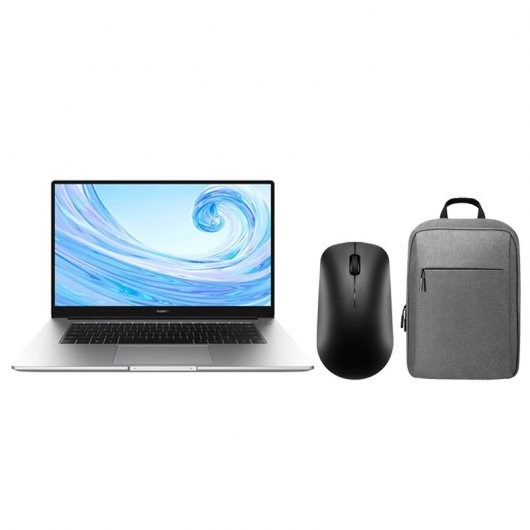 Huawei Pack MateBook D 15 AMD Ryzen 5 3500U/8GB/256GBSSD/15.6" + CD20 Ratón + CD60 Mochila