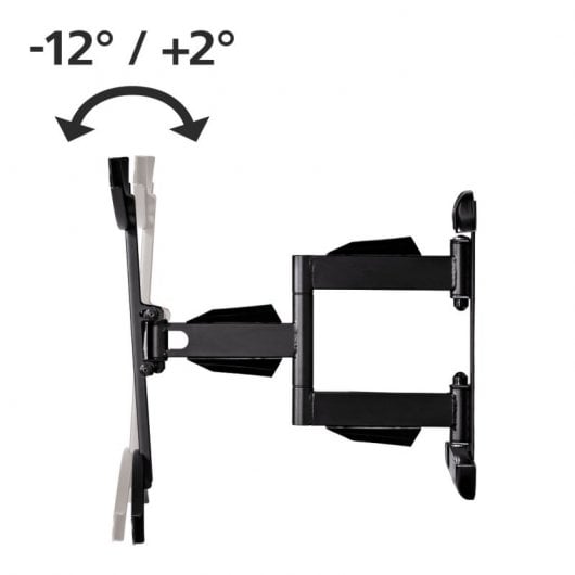 Hama Fullmotion Soporte TV 600x500 2 Brazos Negro para TV 37" a 65"