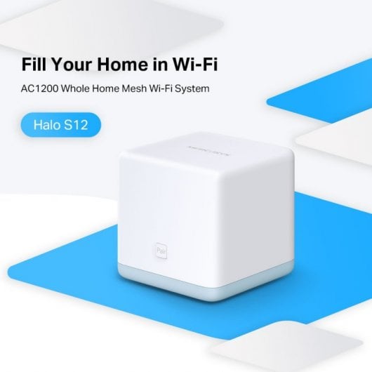 Mercusys Halo S12 Sistema Wi-Fi Mesh AC1200 Pack 2 Unidades