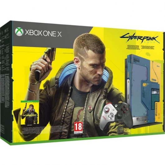 Xbox One X 1TB Cyberpunk 2077 Limited Edition + Cyberpunk 2077