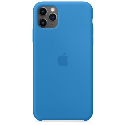 Apple Case Funda de Silicona Azul Surfero para iPhone 11 Pro Max