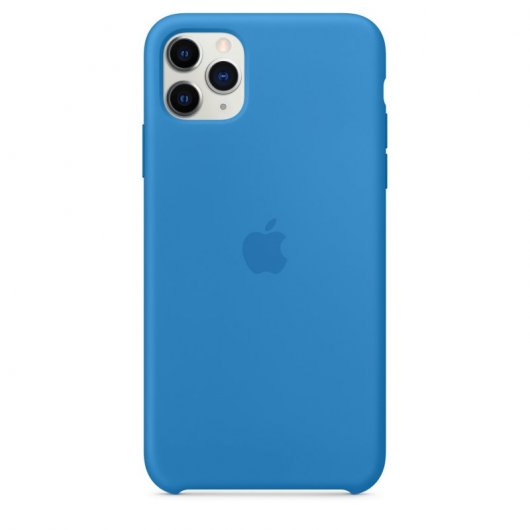 Apple Case Funda de Silicona Azul Surfero para iPhone 11 Pro Max