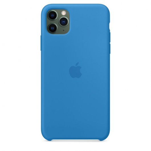 Apple Case Funda de Silicona Azul Surfero para iPhone 11 Pro Max