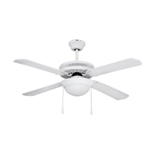 Ventilateur de Plafond avec Lumière Orbegozo CP 25132 B 70W 132cm 3 Vitesses Silencieux Mode Hiver
