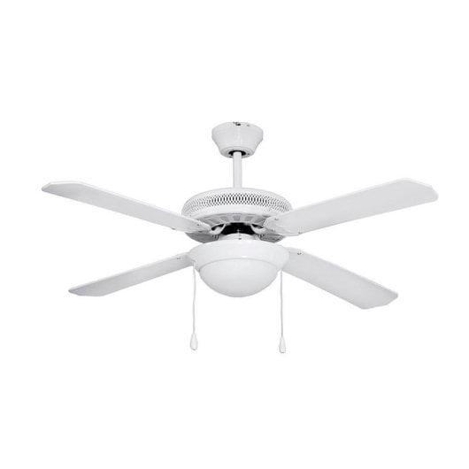 Ventilateur de Plafond avec Lumière Orbegozo CP 25132 B 70W 132cm 3 Vitesses Silencieux Mode Hiver