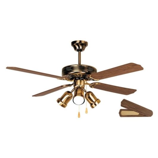Ventilateur de Plafond avec Lumière Orbegozo CT 30132 M 60W 132cm 3 Vitesses Fonction Hiver