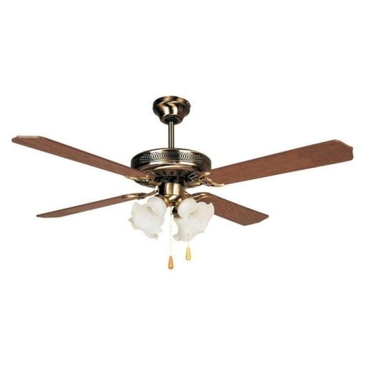Ventilatore da Soffitto con Luce Orbegozo CT 10132 M 60W 132cm 3 Velocità Funzione Inverno