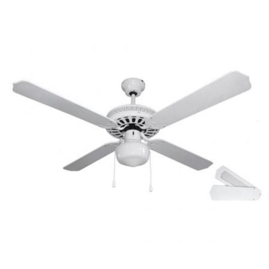 Ventoinha de Teto com Luz Orbegozo CL 08132 B 60W 132cm 3 Velocidades Função Inverno