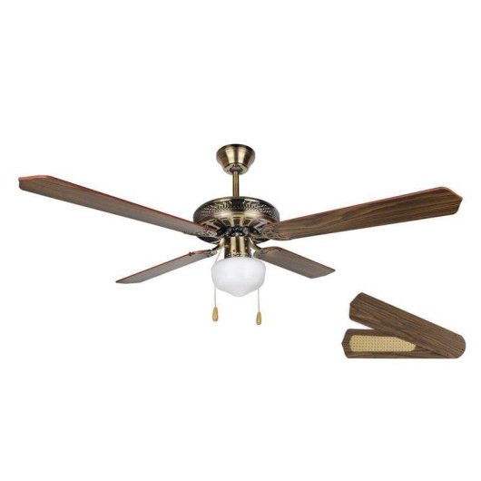 Ventoinha de Teto com Luz Orbegozo CL 06132 M 60W 132cm 3 Velocidades Função Inverno