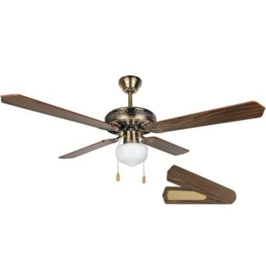 Ventilatore da Soffitto con Luce Orbegozo CL 06132 M 60W 132cm 3 Velocità Funzione Inverno Pale Reversibili