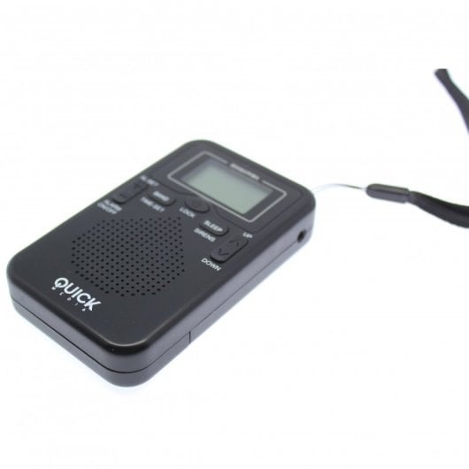 Quick Media Rádio FM/AM com Altifalante e Alarme Integrados