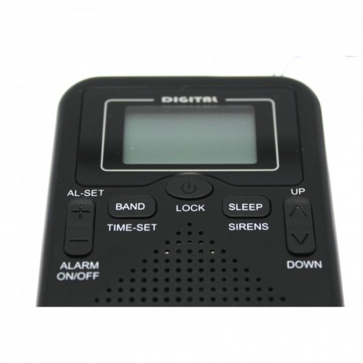 Quick Media Rádio FM/AM com Altifalante e Alarme Integrados