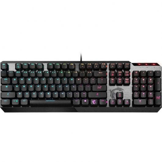MSI Vigor GK50 Low Profile Teclado Mecánico Gaming Retroiluminado Switches Kailh Low Profile