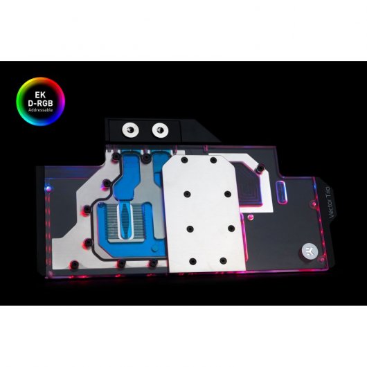 EKWB EK-Quantum Vector Trio RTX 2080 D-RGB Nickel + Plexi