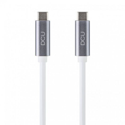 DCU Tecnologic Cable USB-C a USB-C Macho/Macho 1m