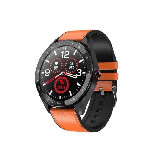 DCU Full Touch Smartwatch Negro + Correa Piel Marrón