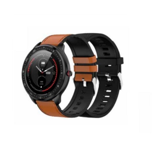 DCU Full Touch Smartwatch Negro + Correa Piel Marrón