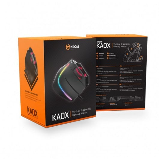 Krom Kaox Rato Vertical Gaming RGB 6400DPI