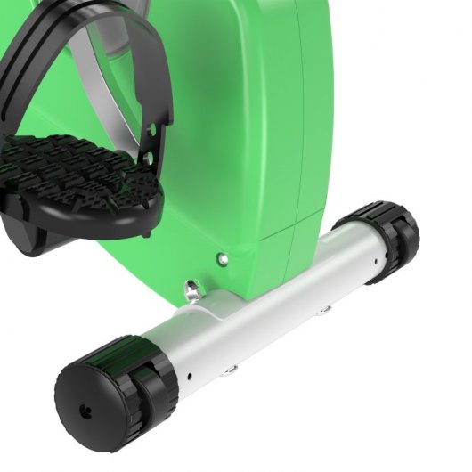 HomCom Bicicleta Estática Profesional Blanco/Verde