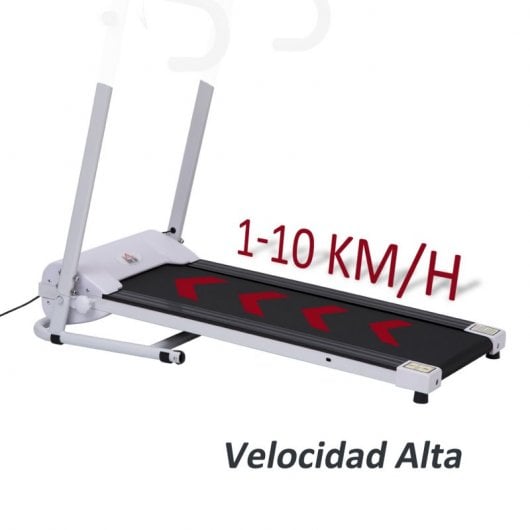 HomCom Cinta de Correr Plegable para Fitness Blanca